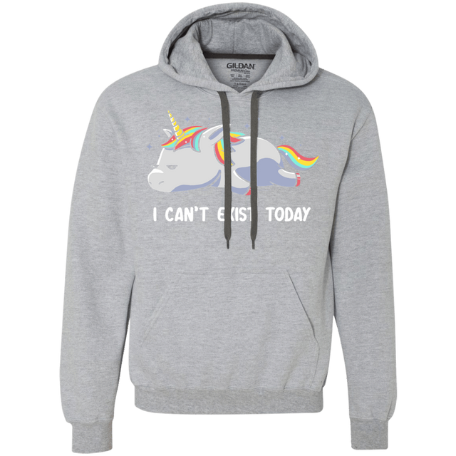 Sweatshirts Sport Grey / L I Can't Exist Today Premium Fleece Hoodie