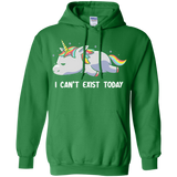Sweatshirts Irish Green / S I Can't Exist Today Pullover Hoodie