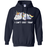 Sweatshirts Navy / S I Can't Exist Today Pullover Hoodie