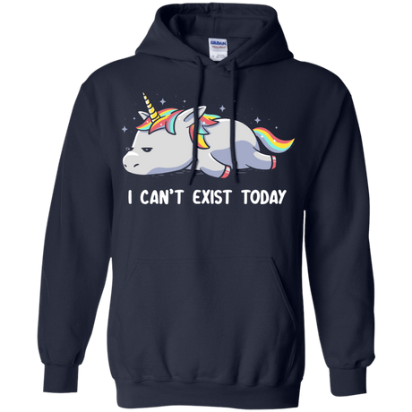 Sweatshirts Navy / S I Can't Exist Today Pullover Hoodie