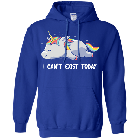 Sweatshirts Royal / S I Can't Exist Today Pullover Hoodie