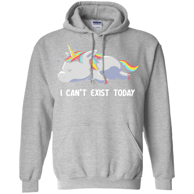 Sweatshirts Sport Grey / S I Can't Exist Today Pullover Hoodie