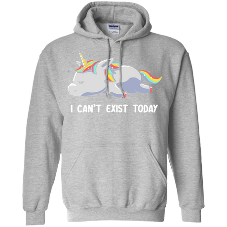 Sweatshirts Sport Grey / S I Can't Exist Today Pullover Hoodie