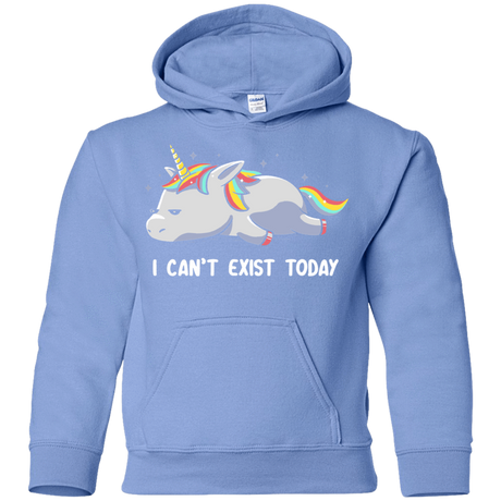 Sweatshirts Carolina Blue / YS I Can't Exist Today Youth Hoodie