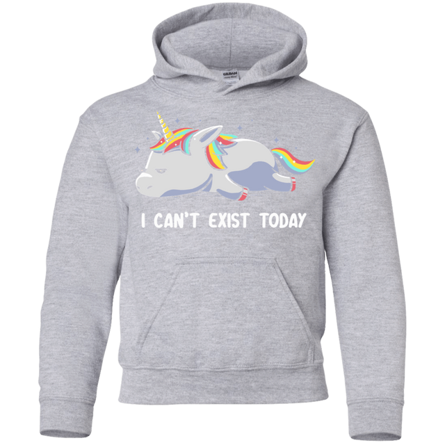 Sweatshirts Sport Grey / YS I Can't Exist Today Youth Hoodie