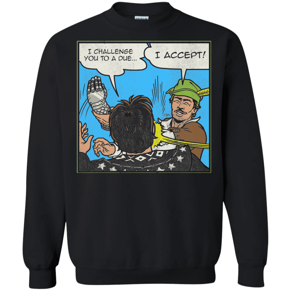 Sweatshirts Black / S I Challenge You to a Duel Crewneck Sweatshirt