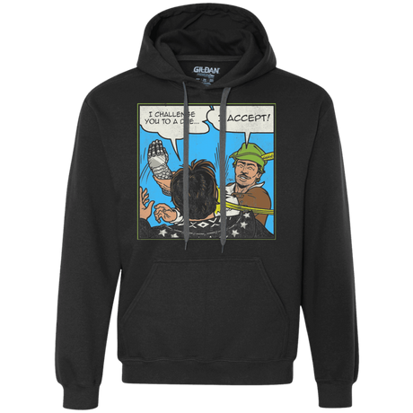 Sweatshirts Black / S I Challenge You to a Duel Premium Fleece Hoodie
