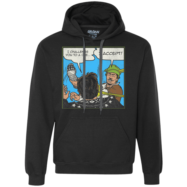 Sweatshirts Black / S I Challenge You to a Duel Premium Fleece Hoodie