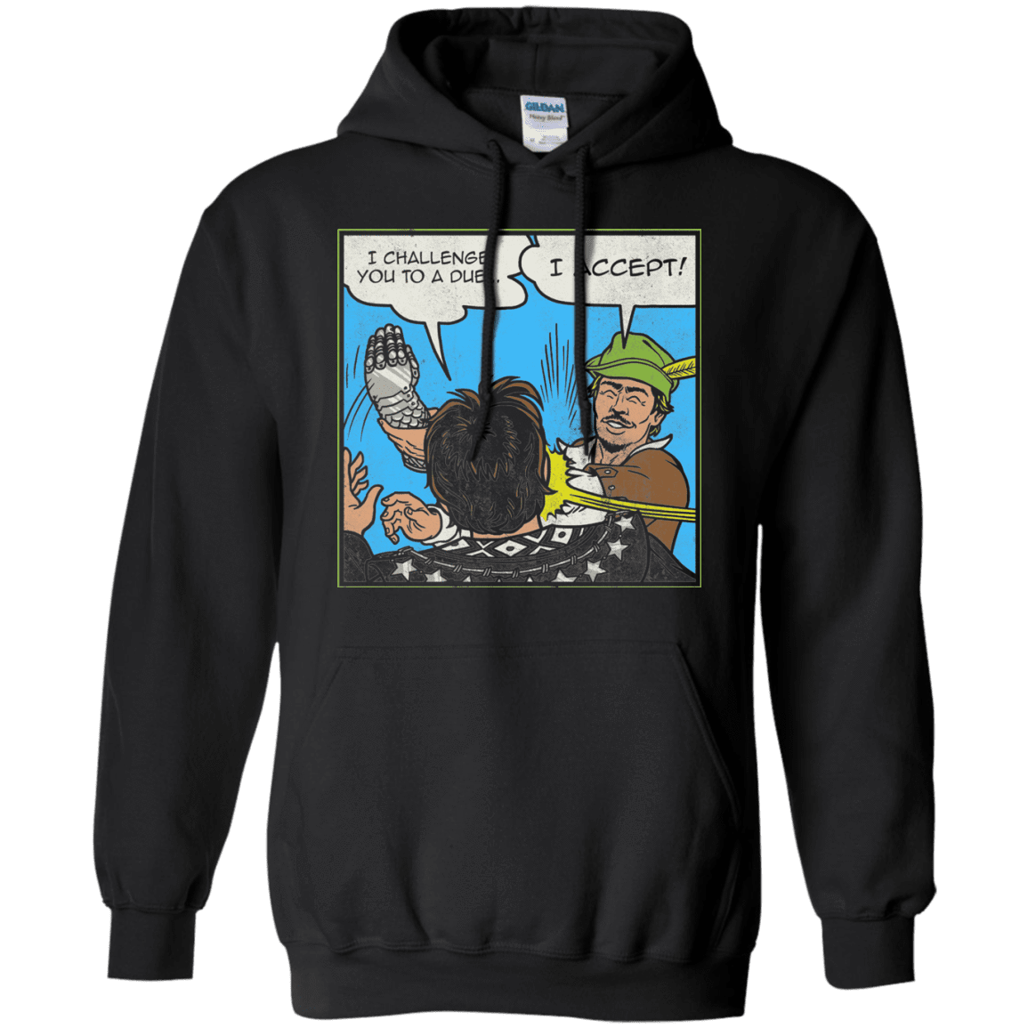 Sweatshirts Black / S I Challenge You to a Duel Pullover Hoodie