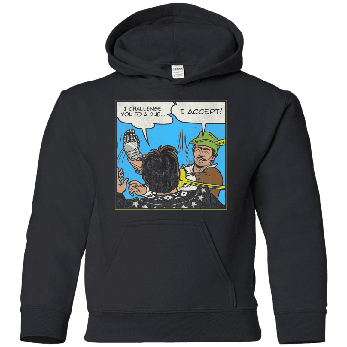 Sweatshirts Black / YS I Challenge You to a Duel Youth Hoodie