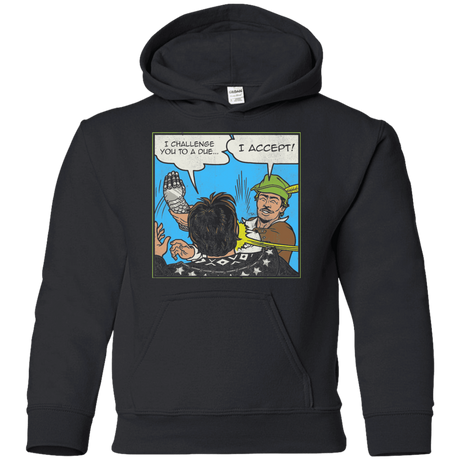 Sweatshirts Black / YS I Challenge You to a Duel Youth Hoodie