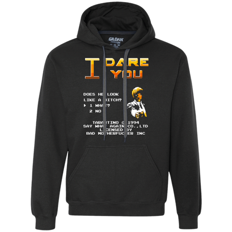 Sweatshirts Black / Small I Dare you Premium Fleece Hoodie