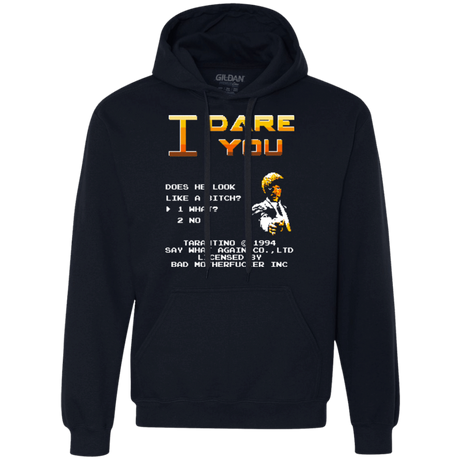Sweatshirts Navy / Small I Dare you Premium Fleece Hoodie