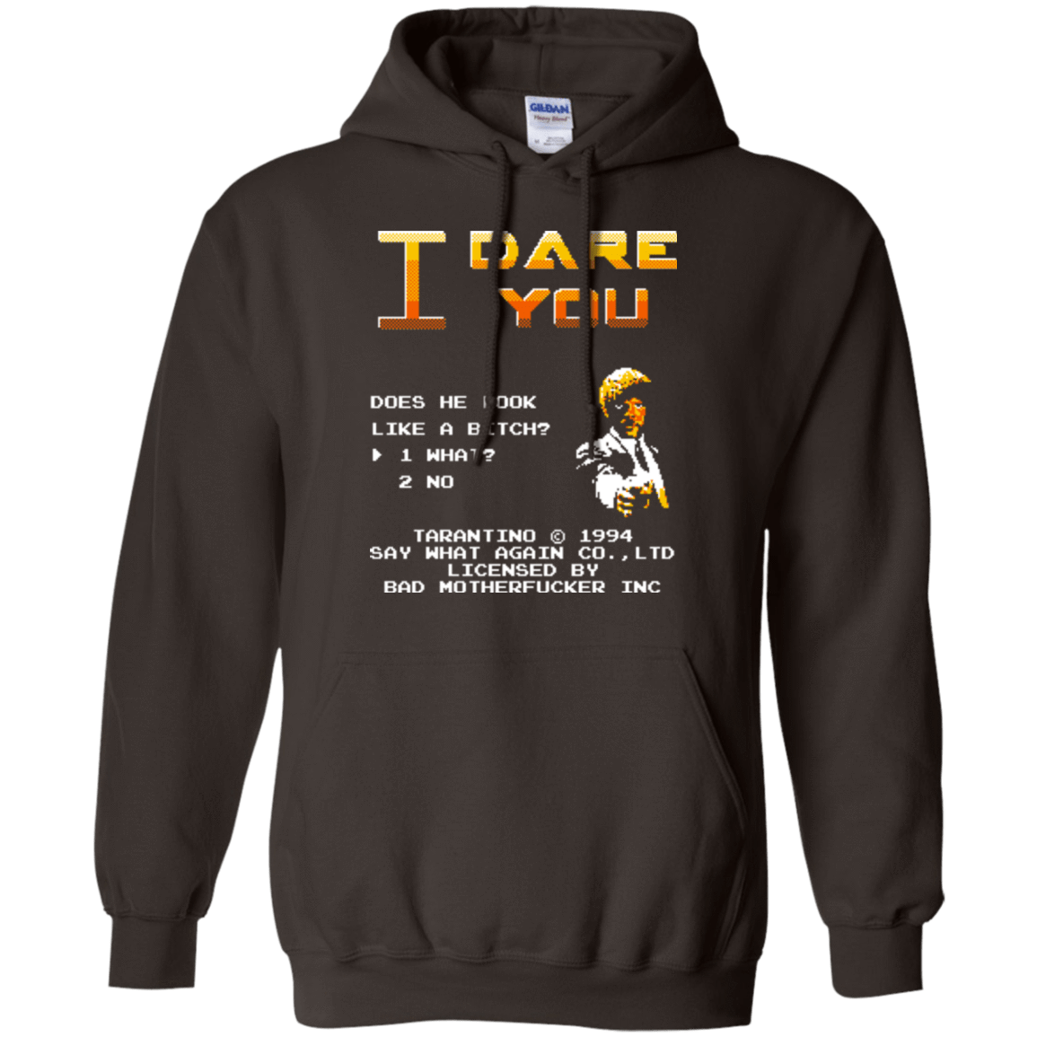 Sweatshirts Dark Chocolate / Small I Dare you Pullover Hoodie