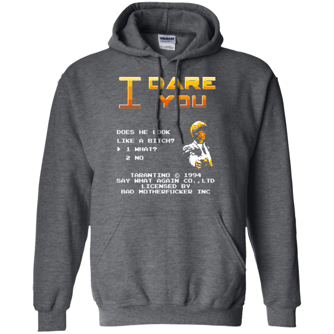 Sweatshirts Dark Heather / Small I Dare you Pullover Hoodie