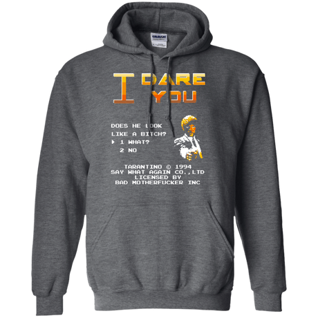 Sweatshirts Dark Heather / Small I Dare you Pullover Hoodie