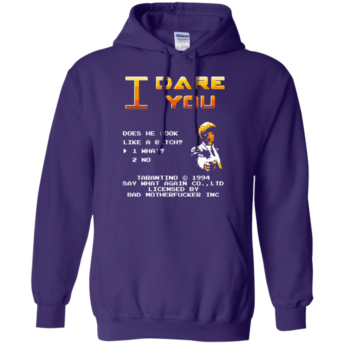 Sweatshirts Purple / Small I Dare you Pullover Hoodie