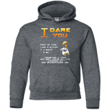 Sweatshirts Dark Heather / YS I Dare you Youth Hoodie