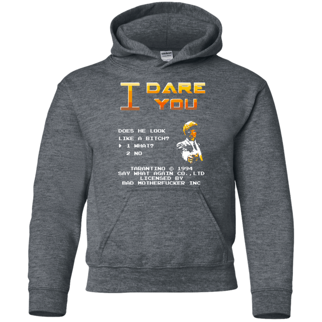 Sweatshirts Dark Heather / YS I Dare you Youth Hoodie
