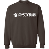 Sweatshirts Dark Chocolate / Small I Discovered Some Code In Your Bugs Crewneck Sweatshirt