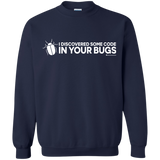 Sweatshirts Navy / Small I Discovered Some Code In Your Bugs Crewneck Sweatshirt