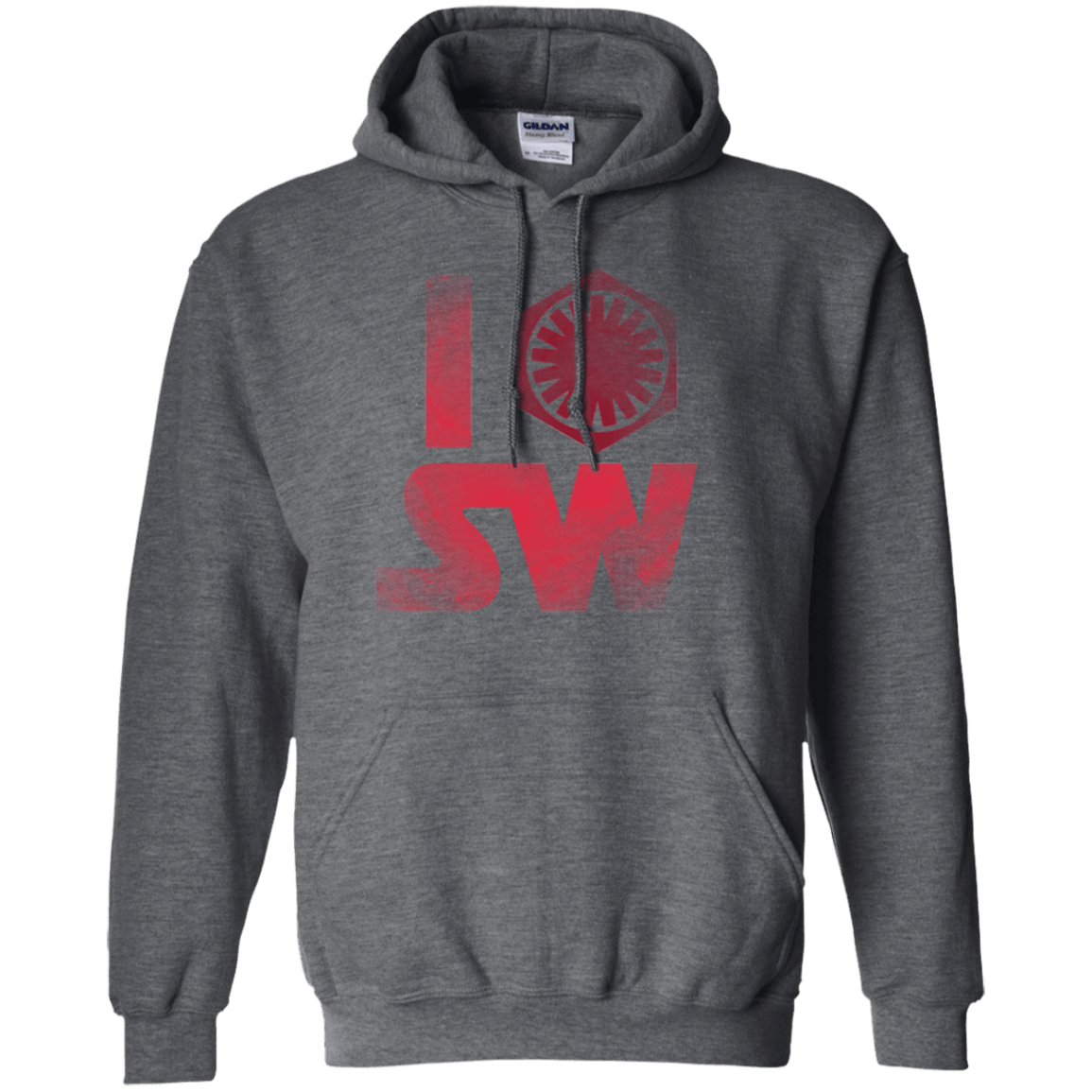 Sweatshirts Dark Heather / Small I First Order SW Pullover Hoodie