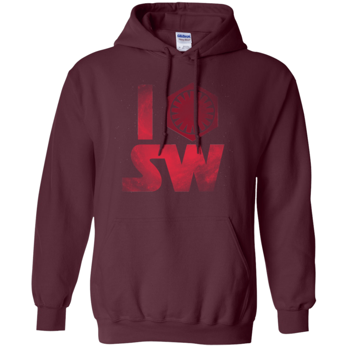 Sweatshirts Maroon / Small I First Order SW Pullover Hoodie