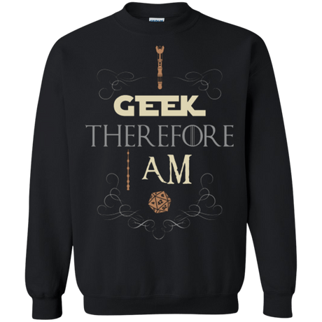 Sweatshirts Black / Small I GEEK (1) Crewneck Sweatshirt