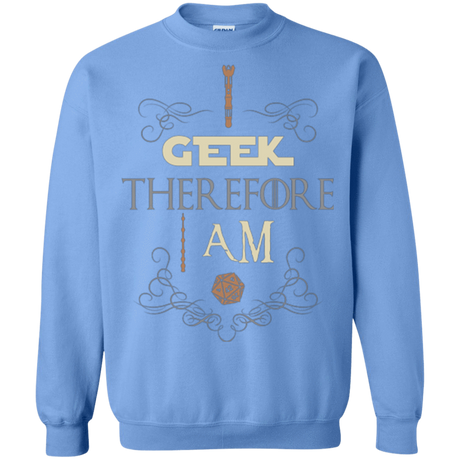 Sweatshirts Carolina Blue / Small I GEEK (1) Crewneck Sweatshirt