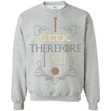 Sweatshirts Sport Grey / Small I GEEK (1) Crewneck Sweatshirt