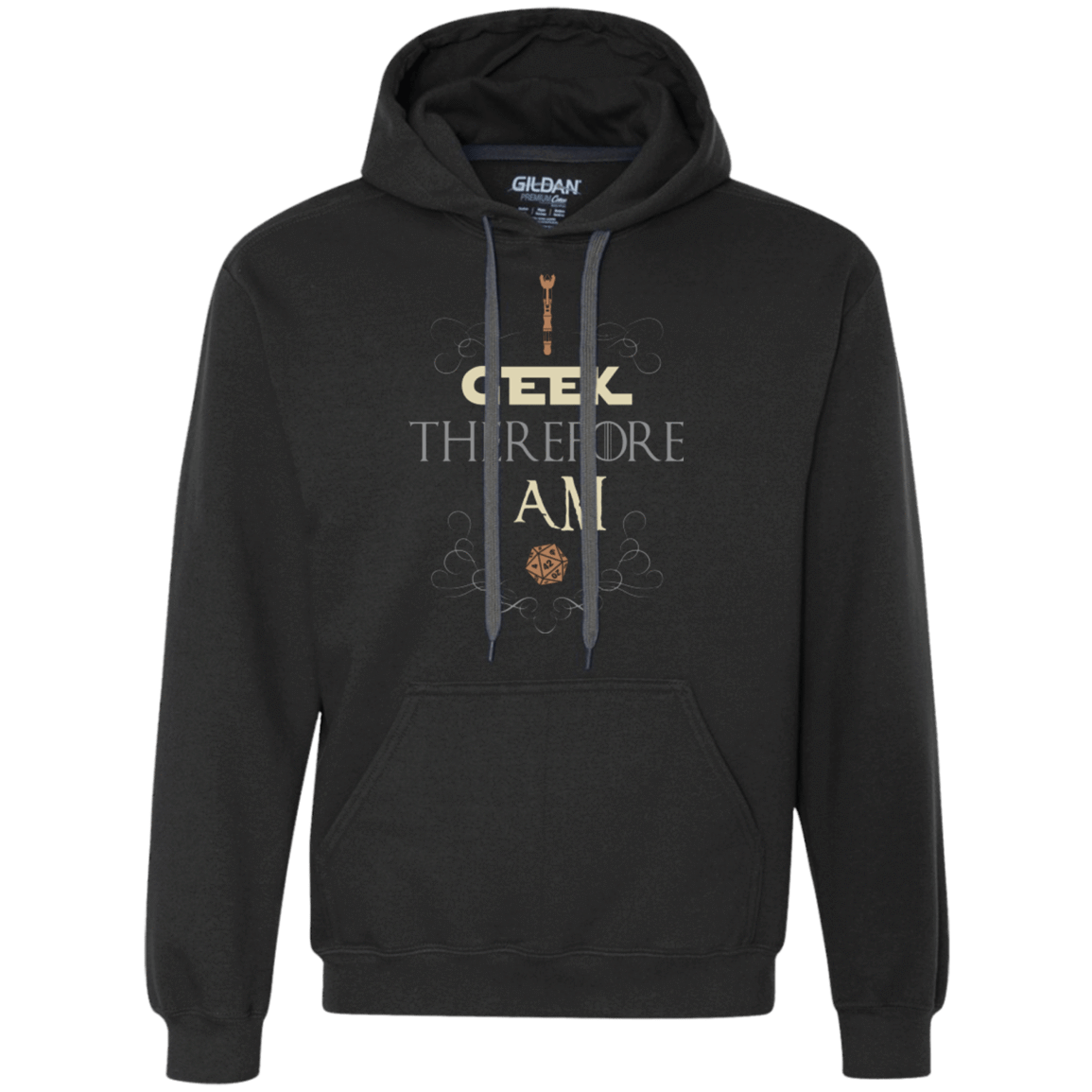 Sweatshirts Black / Small I GEEK (1) Premium Fleece Hoodie