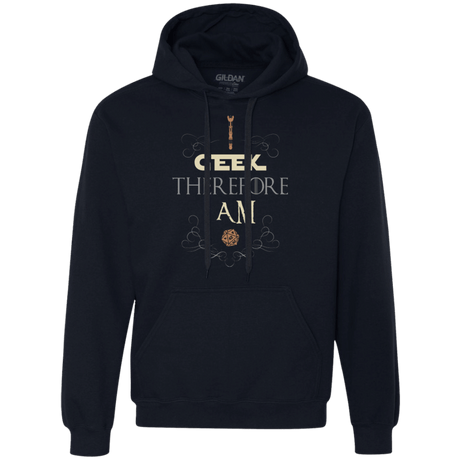 Sweatshirts Navy / Small I GEEK (1) Premium Fleece Hoodie