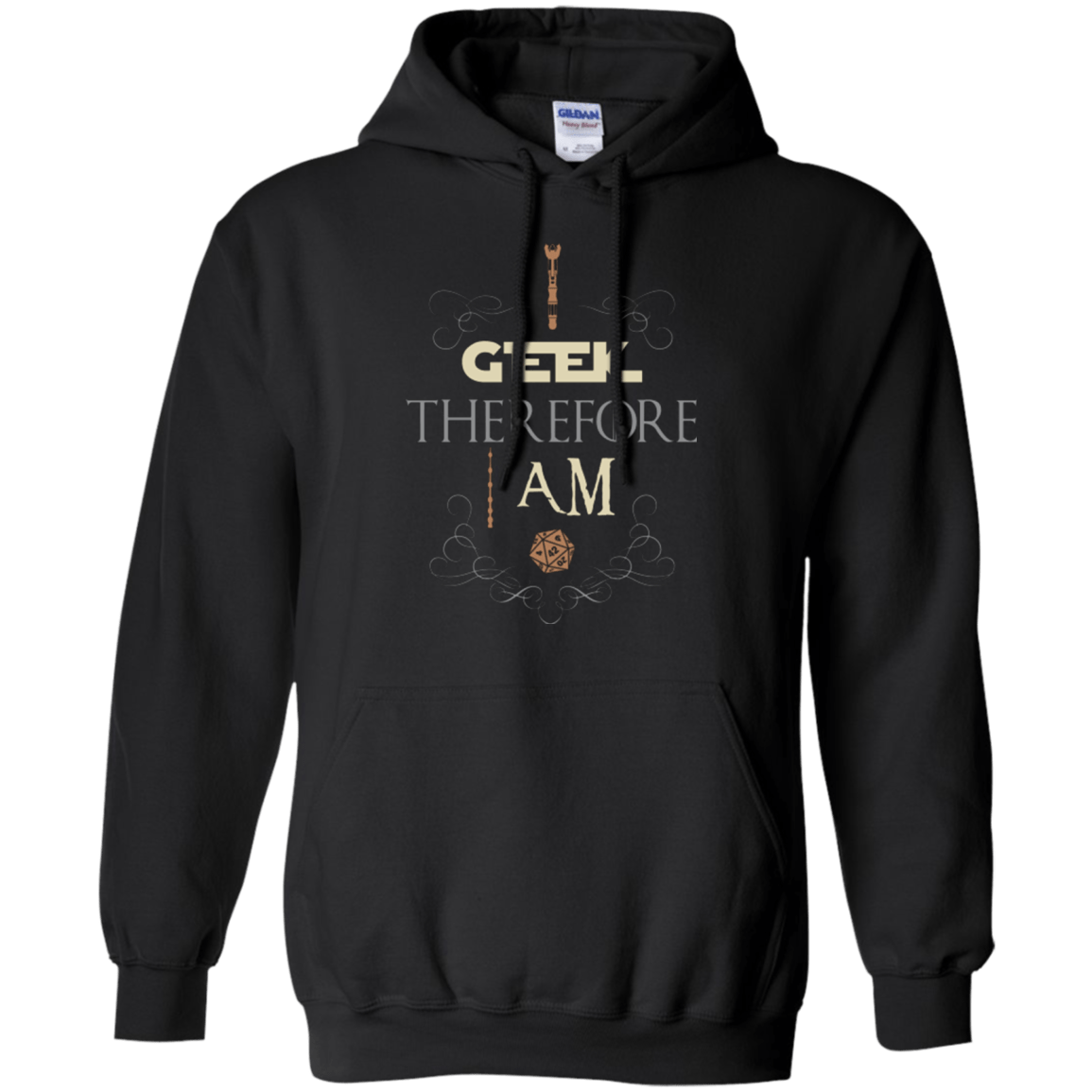 Sweatshirts Black / Small I GEEK (1) Pullover Hoodie