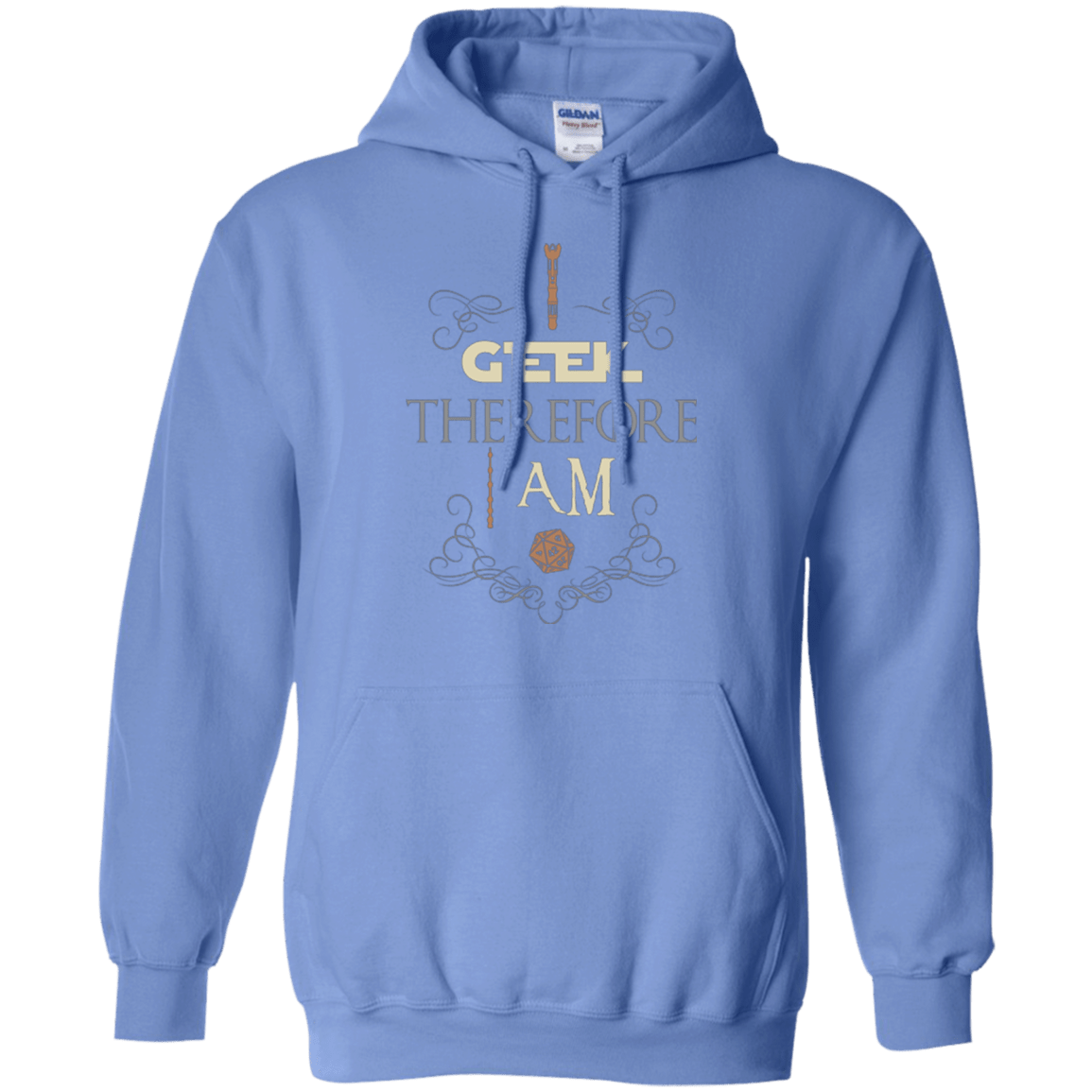 Sweatshirts Carolina Blue / Small I GEEK (1) Pullover Hoodie