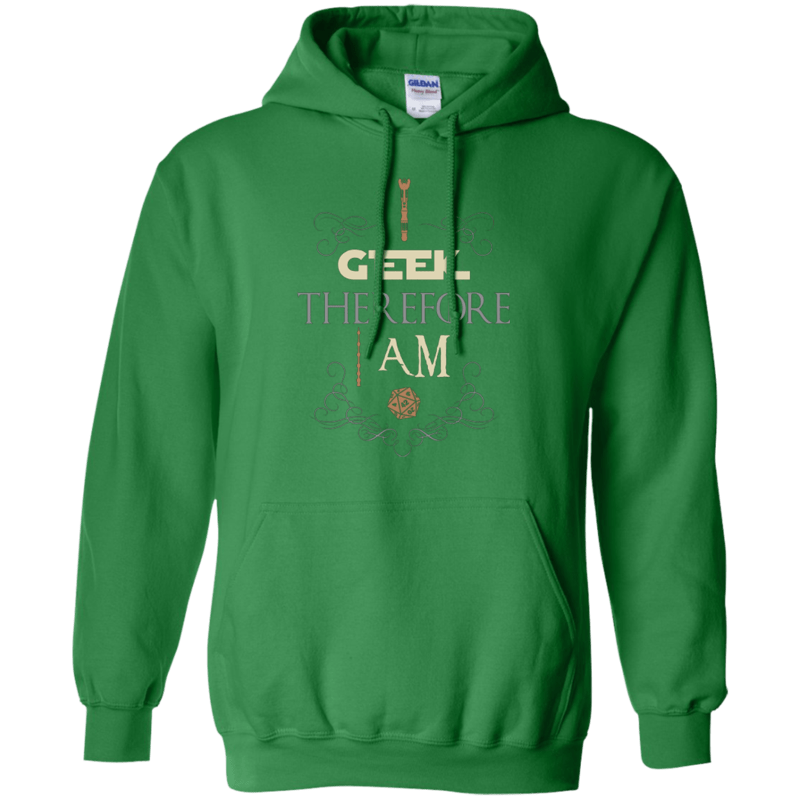 Sweatshirts Irish Green / Small I GEEK (1) Pullover Hoodie