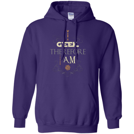 Sweatshirts Purple / Small I GEEK (1) Pullover Hoodie