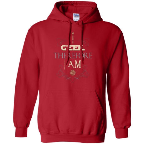 Sweatshirts Red / Small I GEEK (1) Pullover Hoodie