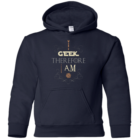 Sweatshirts Navy / YS I GEEK (1) Youth Hoodie
