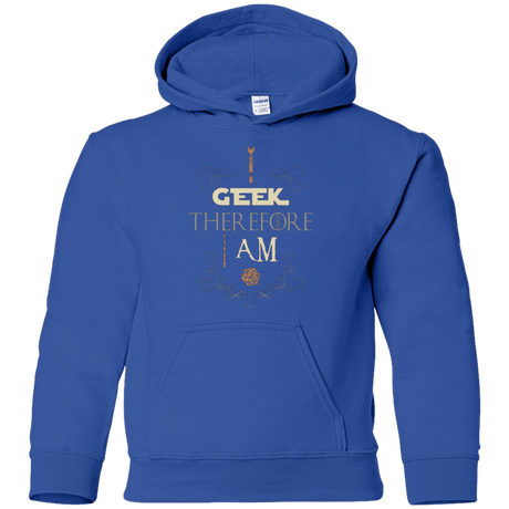 Sweatshirts Royal / YS I GEEK (1) Youth Hoodie