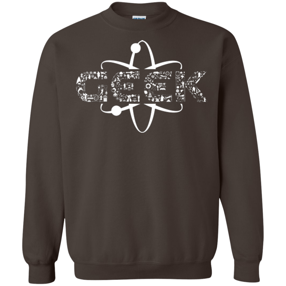 Sweatshirts Dark Chocolate / Small I Geek Crewneck Sweatshirt