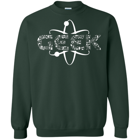 Sweatshirts Forest Green / Small I Geek Crewneck Sweatshirt