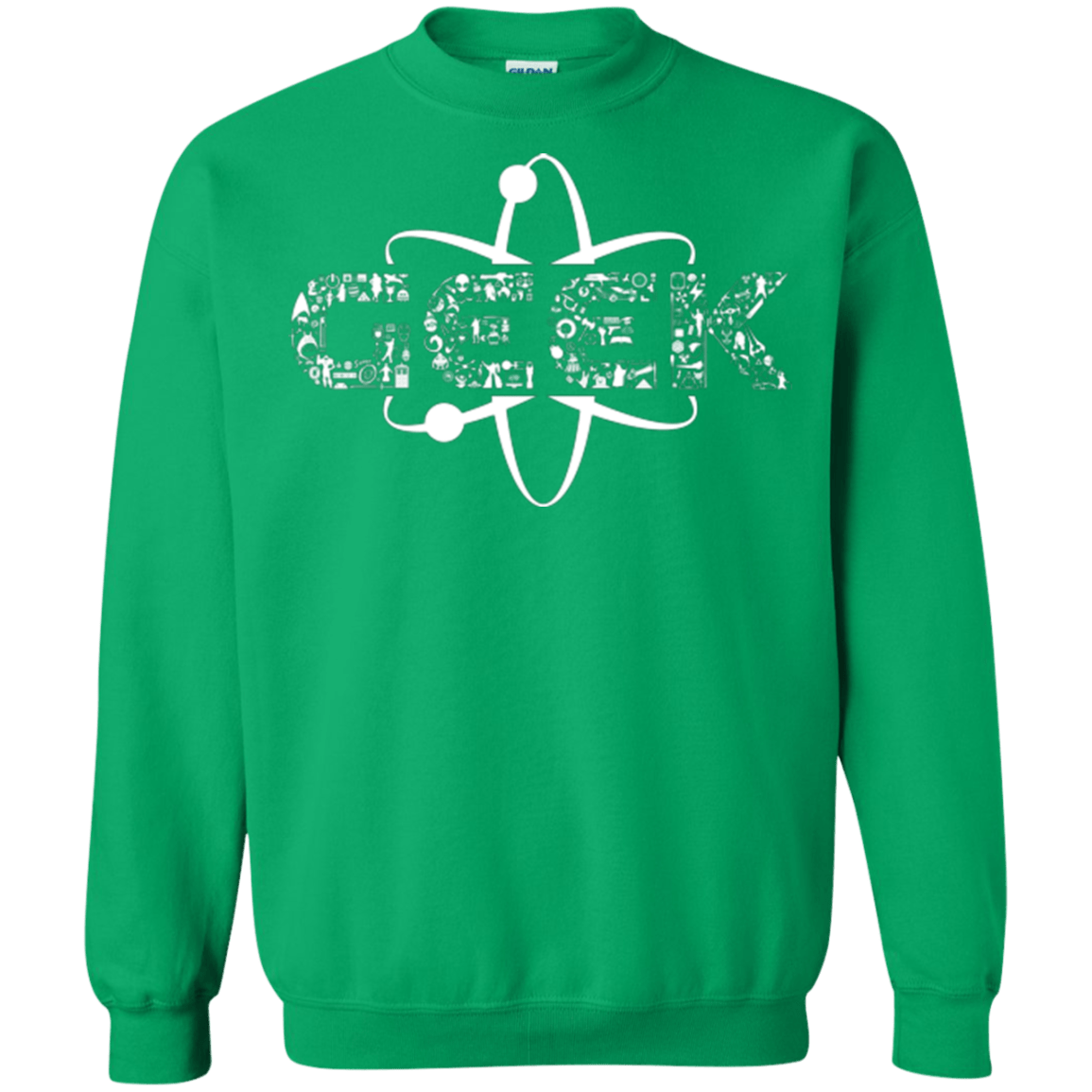 Sweatshirts Irish Green / Small I Geek Crewneck Sweatshirt