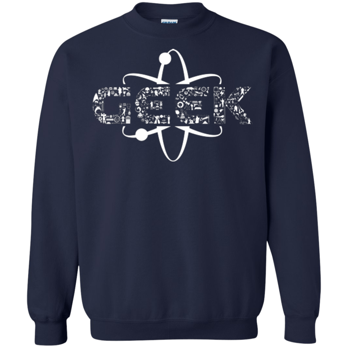 Sweatshirts Navy / Small I Geek Crewneck Sweatshirt