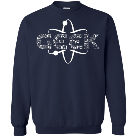 Sweatshirts Navy / Small I Geek Crewneck Sweatshirt