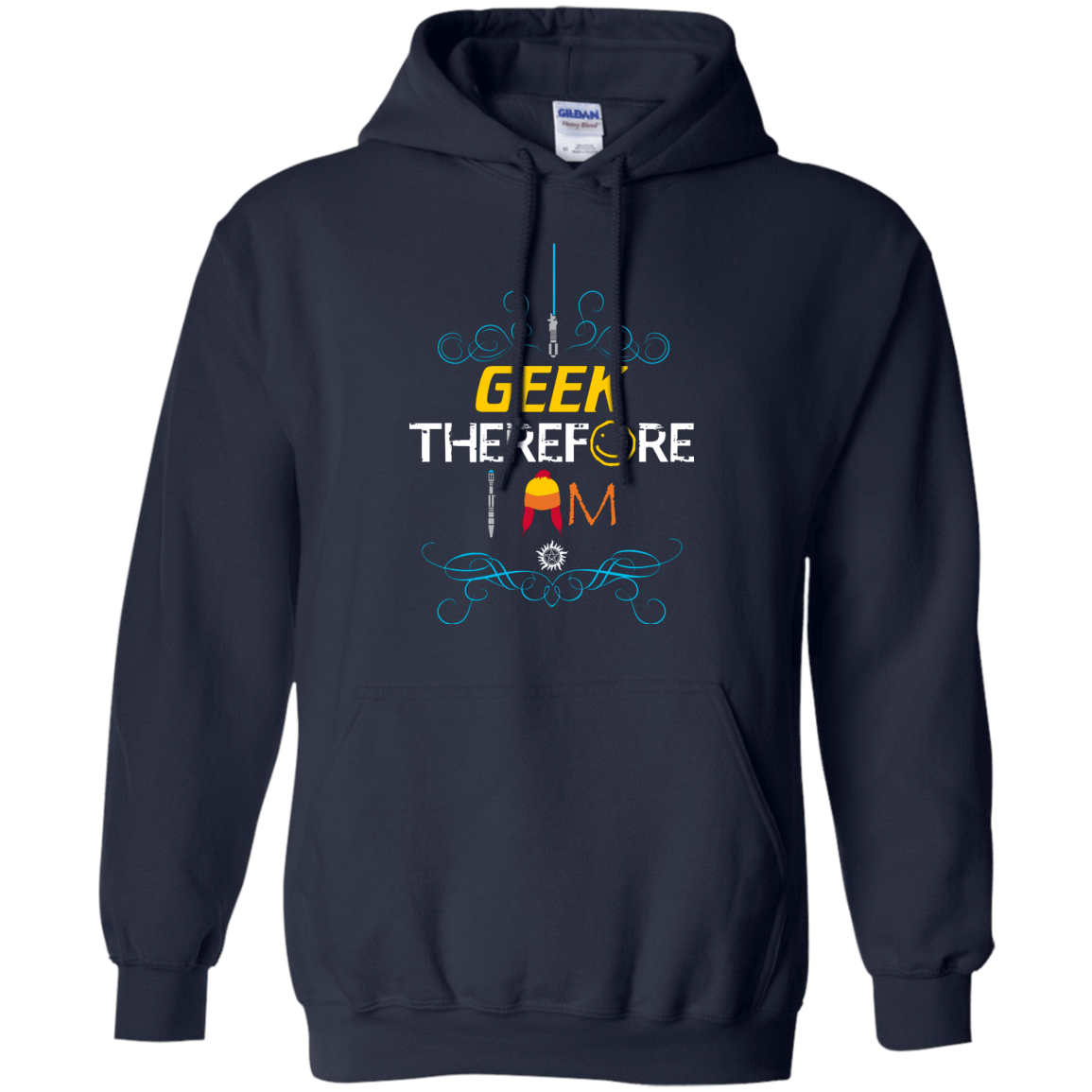 Sweatshirts Navy / Small I GEEK vol 2 Pullover Hoodie