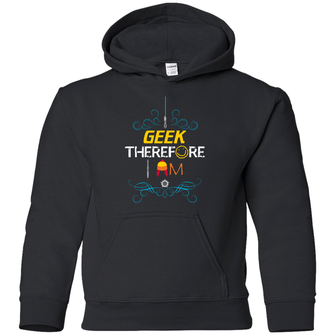 Sweatshirts Black / YS I GEEK vol 2 Youth Hoodie
