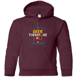 Sweatshirts Maroon / YS I GEEK vol 2 Youth Hoodie