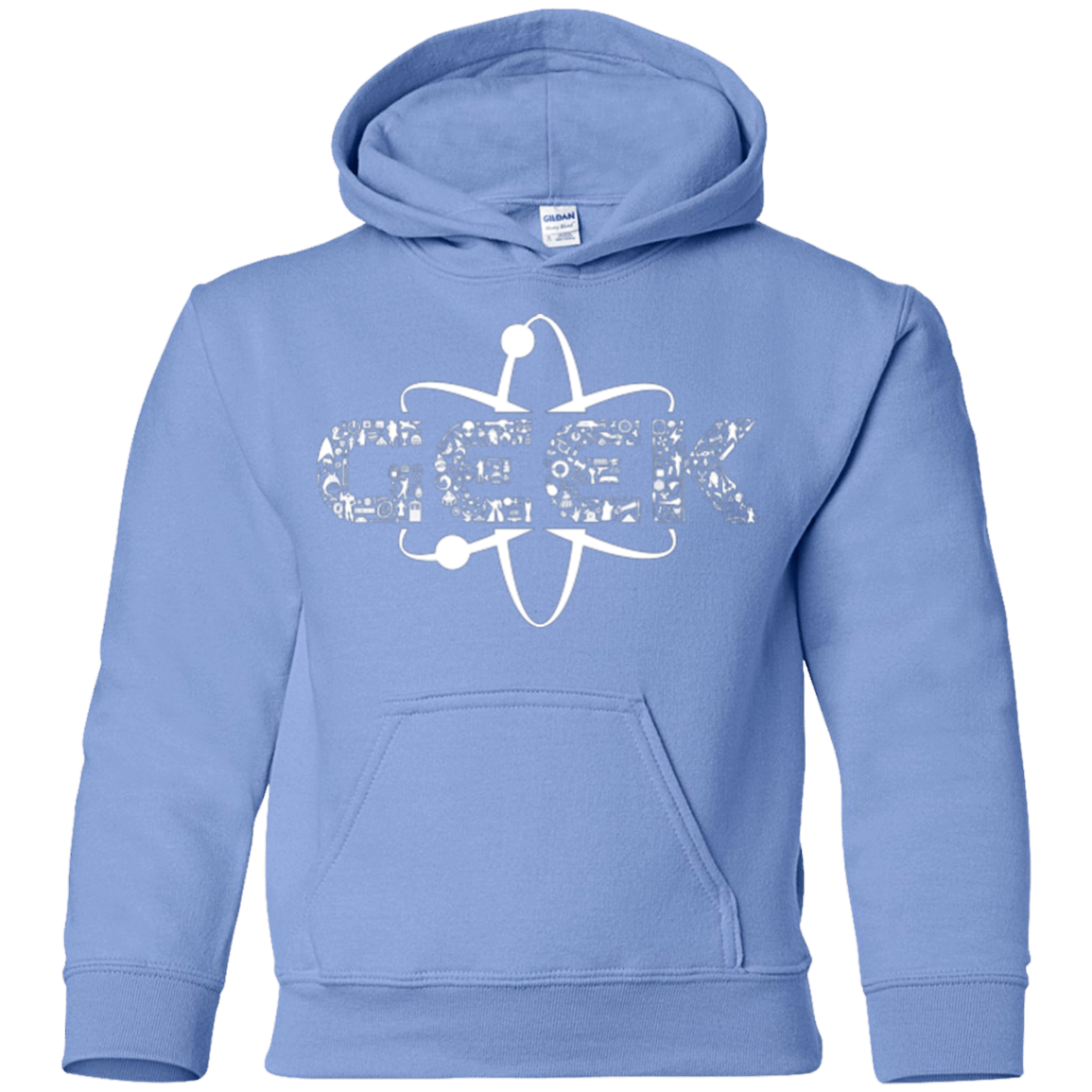 Sweatshirts Carolina Blue / YS I Geek Youth Hoodie