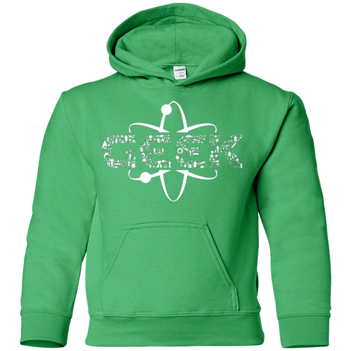 Sweatshirts Irish Green / YS I Geek Youth Hoodie