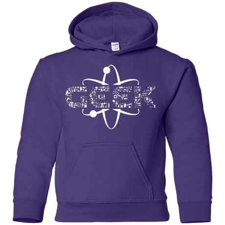 Sweatshirts Purple / YS I Geek Youth Hoodie